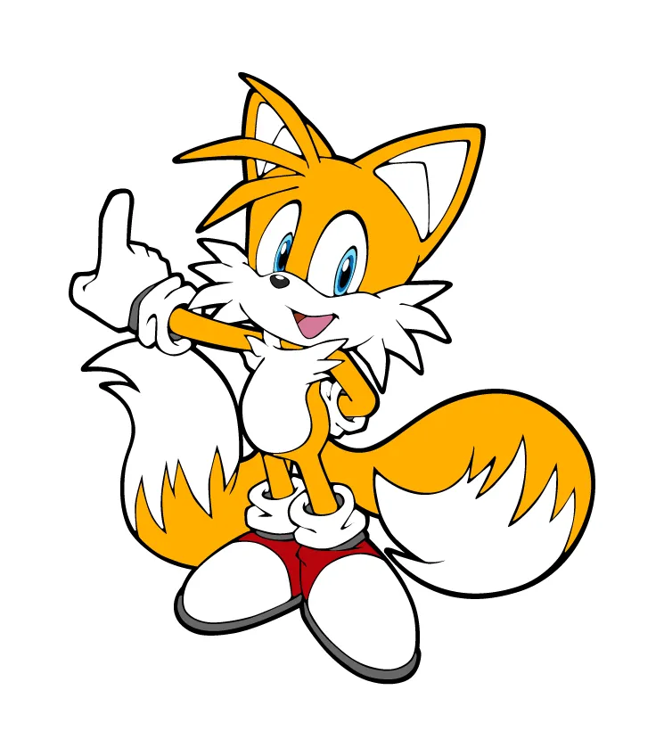 Tails from Sonic Character Vector 03